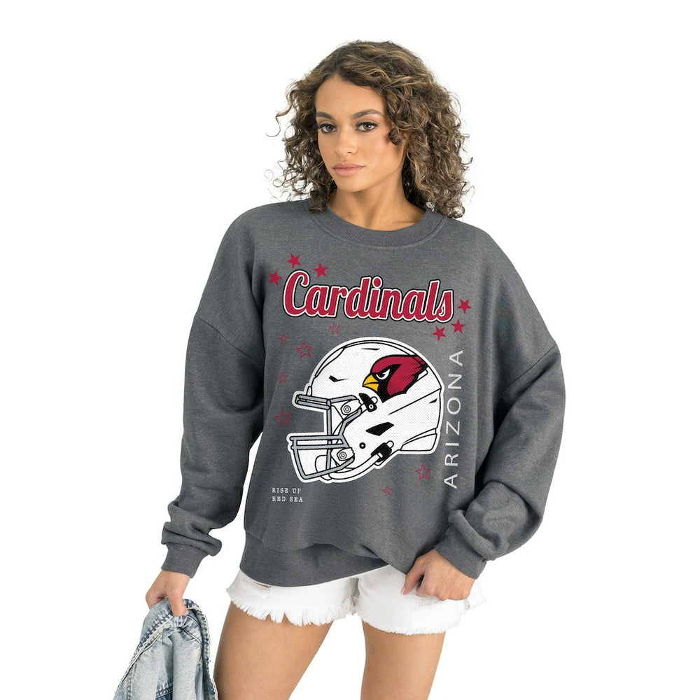Gameday Couture Women's Ready to Rumble Premium Fleece Pullover Sweatshirt - Arizona Cardinals