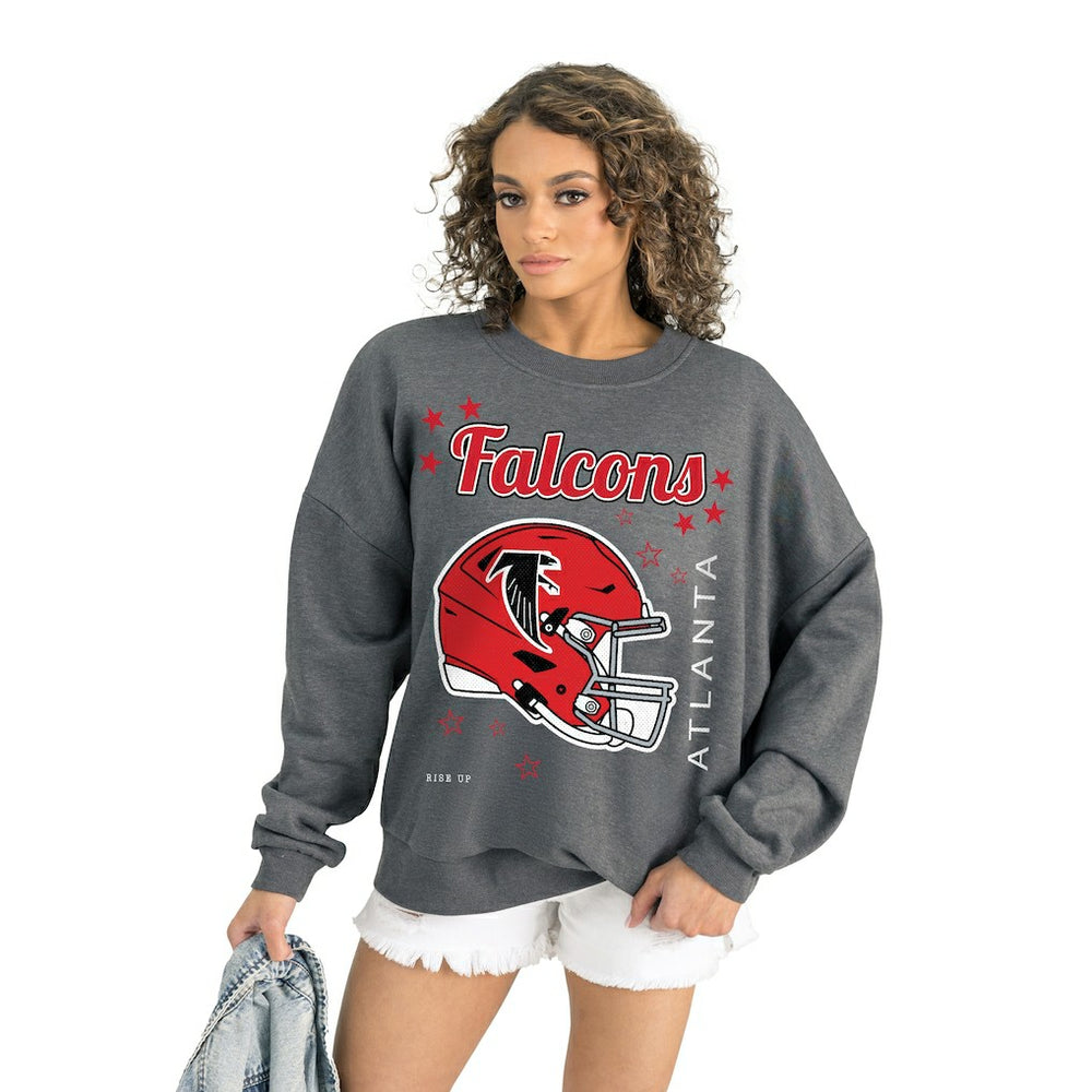 Gameday Couture Women's Ready to Rumble Premium Fleece Pullover Sweatshirt - Atlanta Falcons