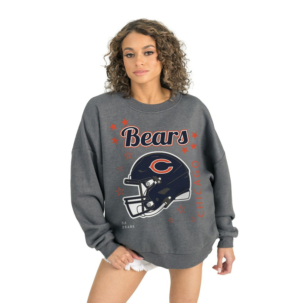 Gameday Couture Women's Ready to Rumble Premium Fleece Pullover Sweatshirt - Chicago Bears