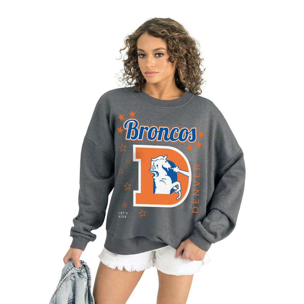 Gameday Couture Women's Ready to Rumble Premium Fleece Pullover Sweatshirt - Denver Broncos