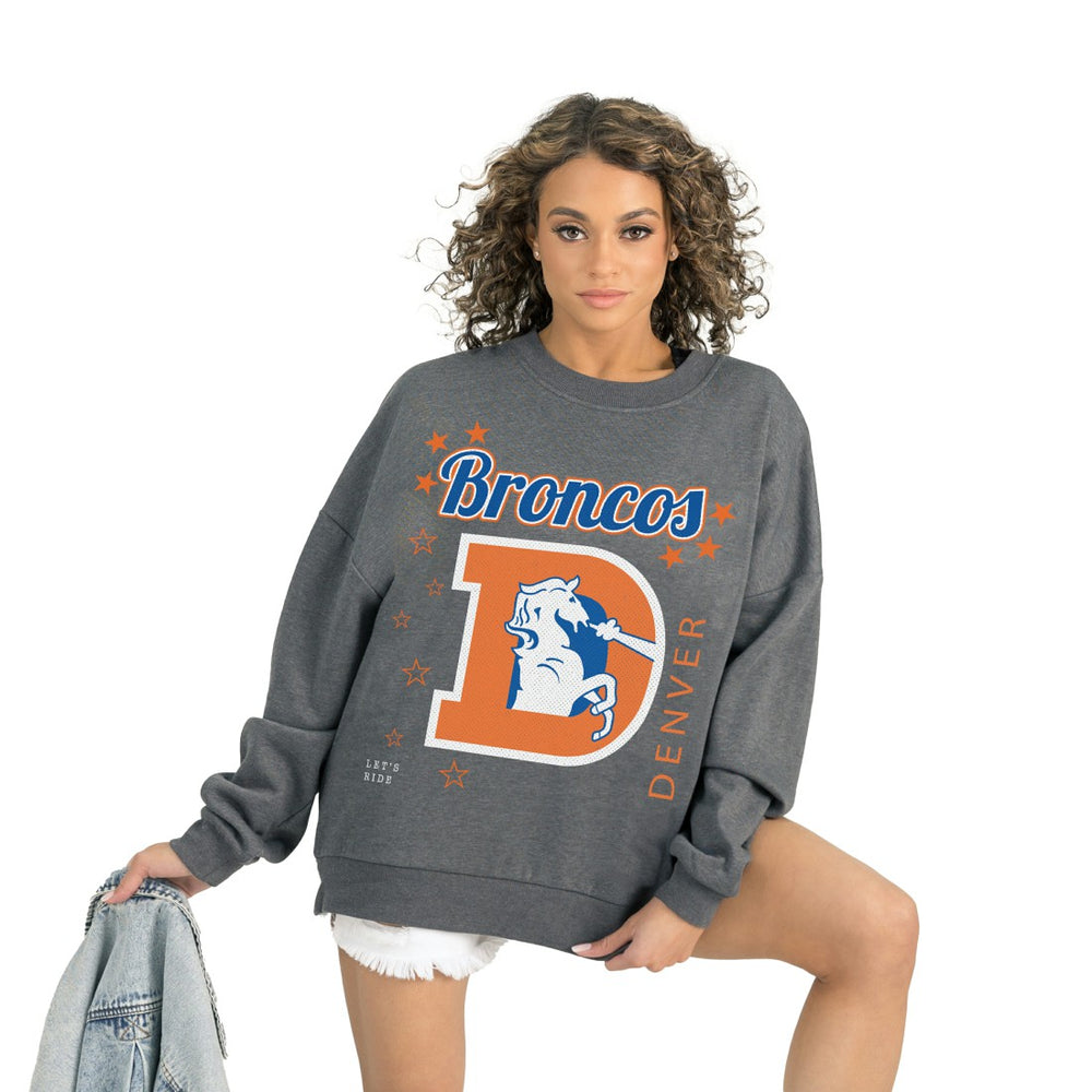 Gameday Couture Women's Ready to Rumble Premium Fleece Pullover Sweatshirt - Denver Broncos