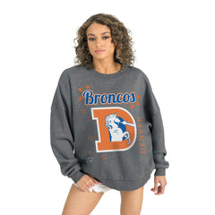 Gameday Couture Women's Ready to Rumble Premium Fleece Pullover Sweatshirt - Denver Broncos
