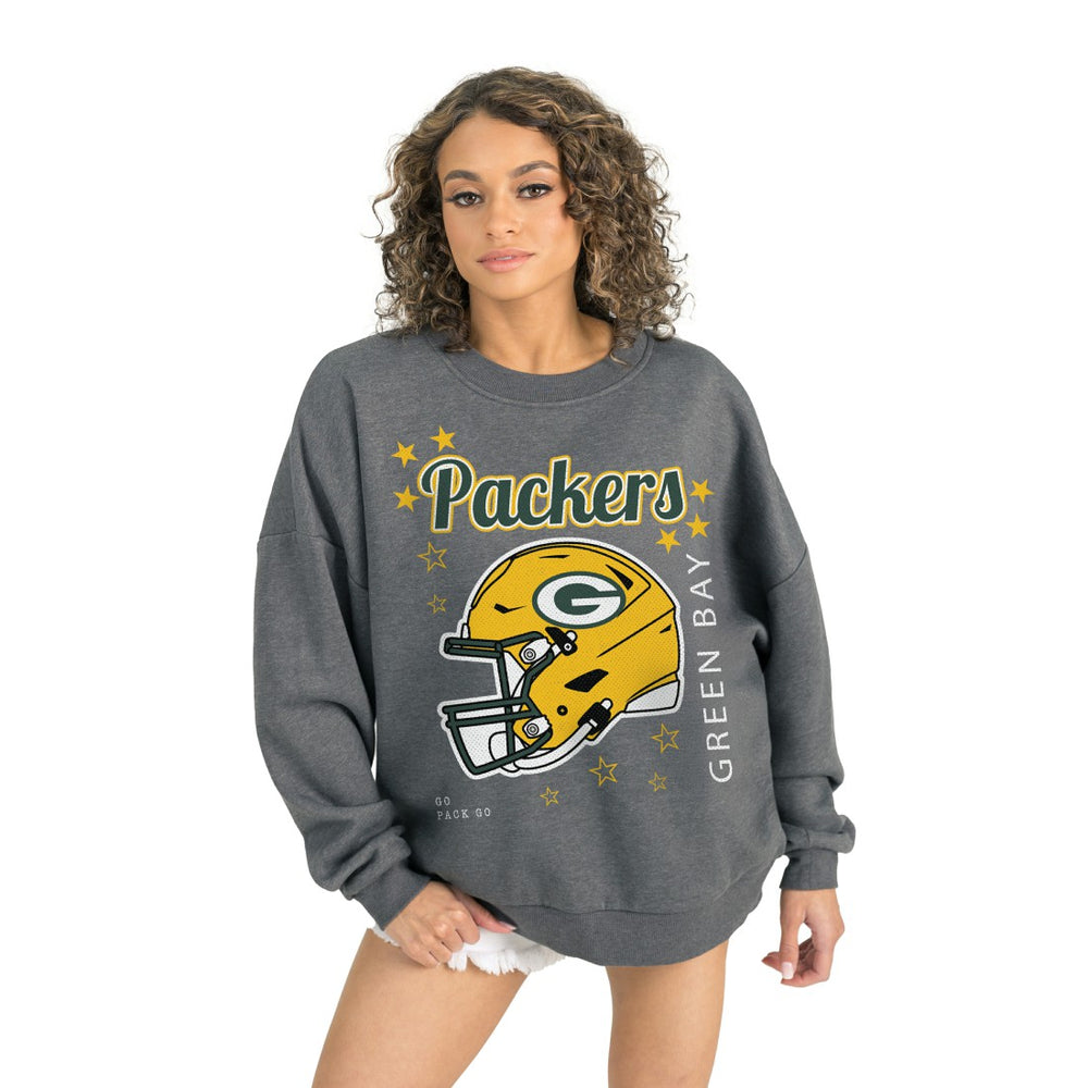 Gameday Couture Women's Ready to Rumble Premium Fleece Pullover Sweatshirt - Green Bay Packers