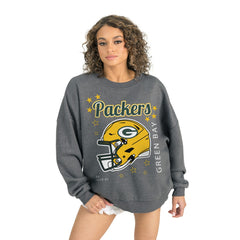 Gameday Couture Women's Ready to Rumble Premium Fleece Pullover Sweatshirt - Green Bay Packers
