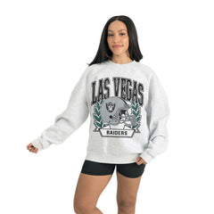 Gameday Couture Women's Heritage Premium Fleece Pullover Sweatshirt - Las Vegas Raiders