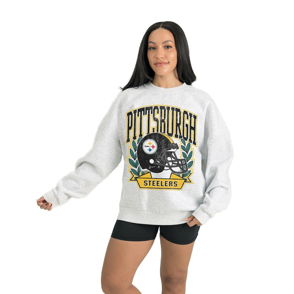 Gameday Couture Women's Heritage Premium Fleece Pullover Sweatshirt - Pittsburgh Steelers