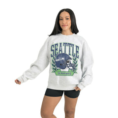 Gameday Couture Women's Heritage Premium Fleece Pullover Sweatshirt - Seattle Seahawks