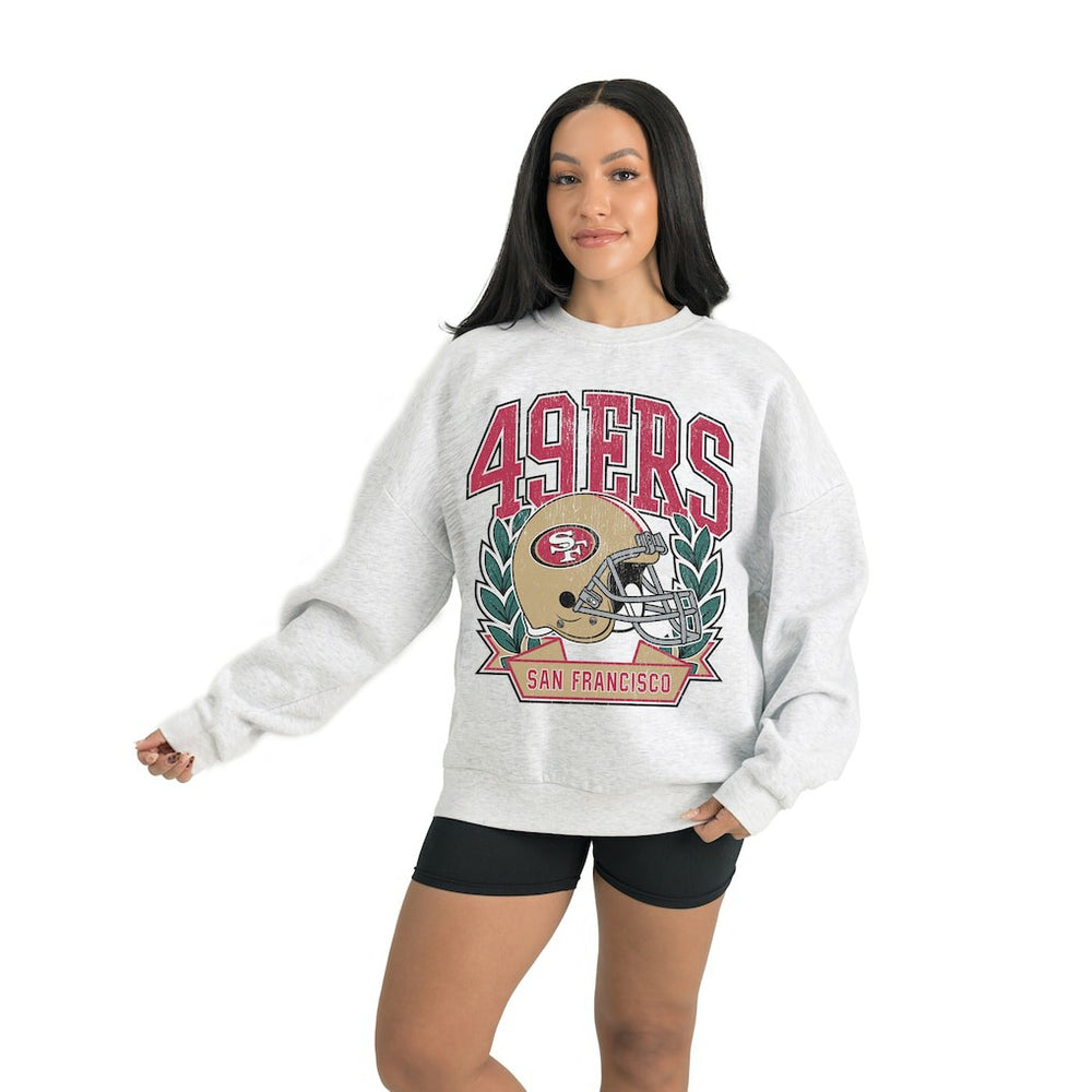 Gameday Couture Women's Heritage Premium Fleece Pullover Sweatshirt - San Francisco 49ers