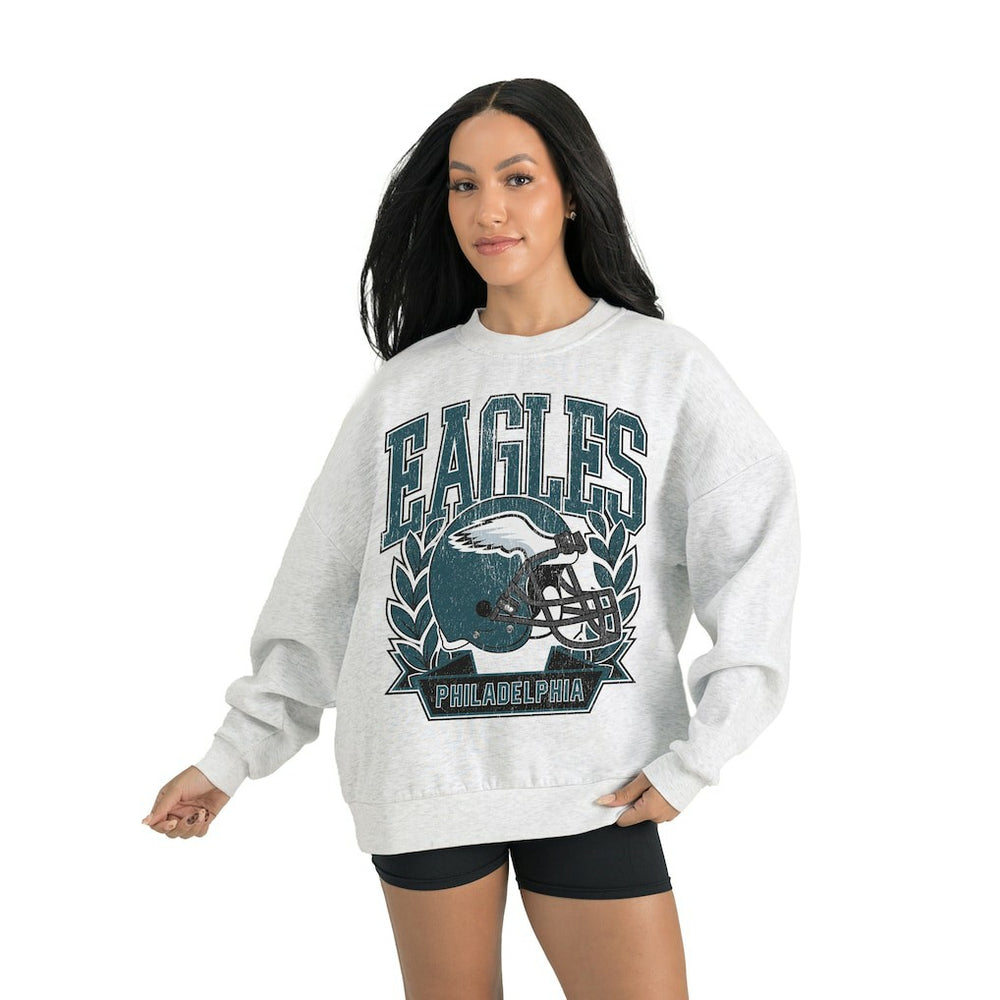 Gameday Couture Women's Heritage Premium Fleece Pullover Sweatshirt - Philadelphia Eagles