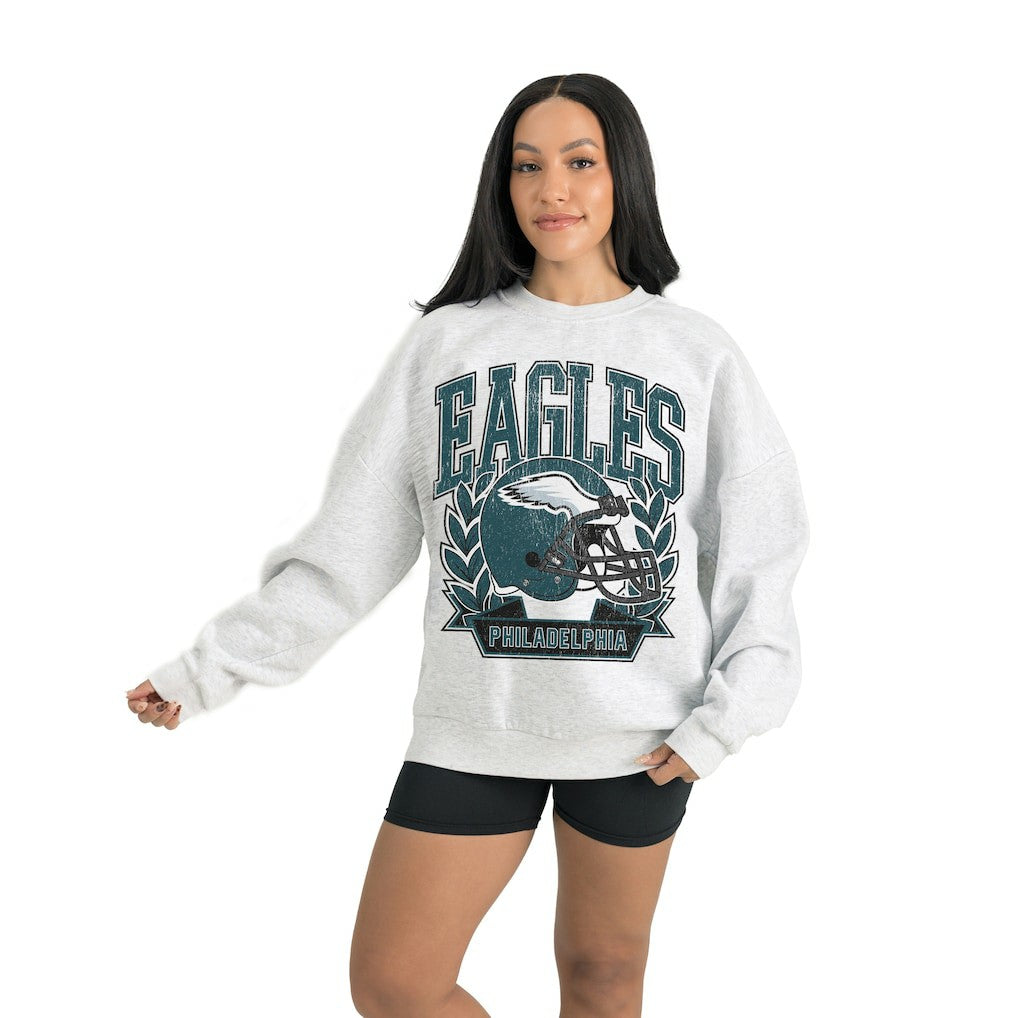 Gameday Couture Women's Heritage Premium Fleece Pullover Sweatshirt - Philadelphia Eagles