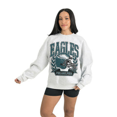 Gameday Couture Women's Heritage Premium Fleece Pullover Sweatshirt - Philadelphia Eagles