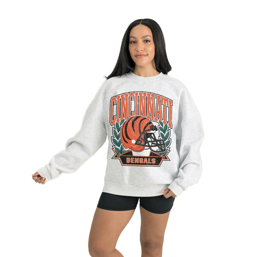 Gameday Couture Women's Heritage Premium Fleece Pullover Sweatshirt - Cincinnati Bengals