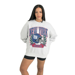 Gameday Couture Women's Heritage Premium Fleece Pullover Sweatshirt - New York Giants