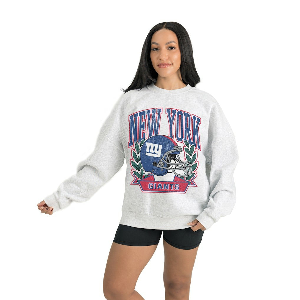 Gameday Couture Women's Heritage Premium Fleece Pullover Sweatshirt - New York Giants