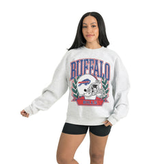 Gameday Couture Women's Heritage Premium Fleece Pullover Sweatshirt - Buffalo Bills