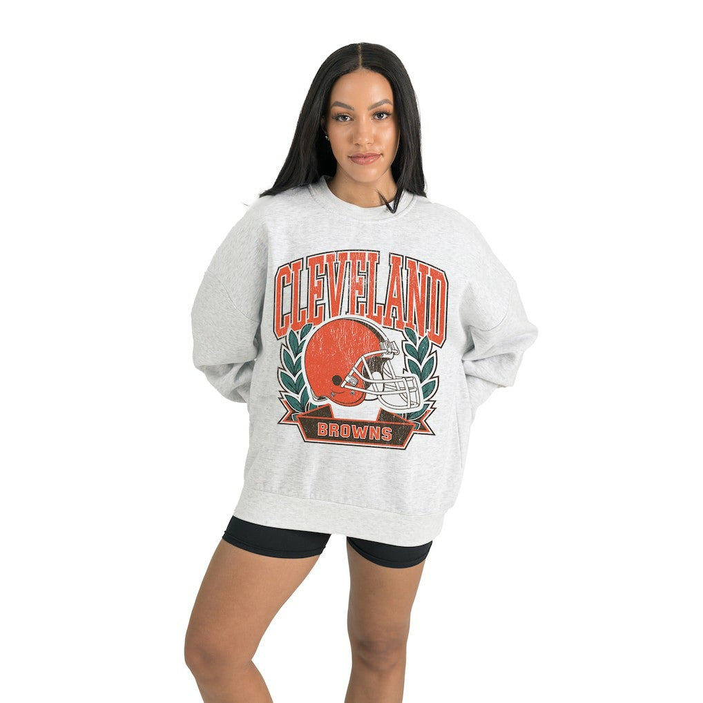 Gameday Couture Women's Heritage Premium Fleece Pullover Sweatshirt - Cleveland Browns