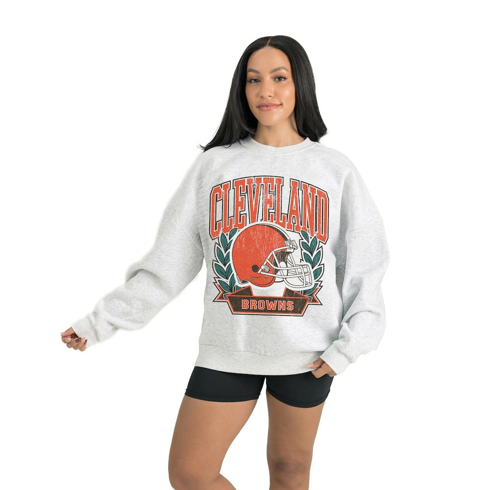 Gameday Couture Women's Heritage Premium Fleece Pullover Sweatshirt - Cleveland Browns