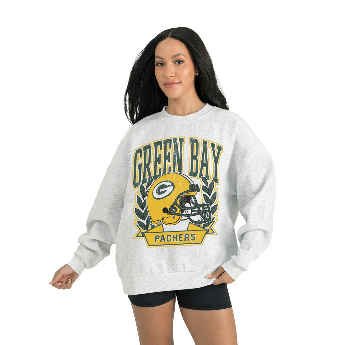 Gameday Couture Women's Heritage Premium Fleece Pullover Sweatshirt - Green Bay Packers