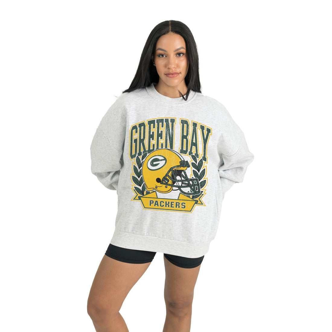 Gameday Couture Women's Heritage Premium Fleece Pullover Sweatshirt - Green Bay Packers