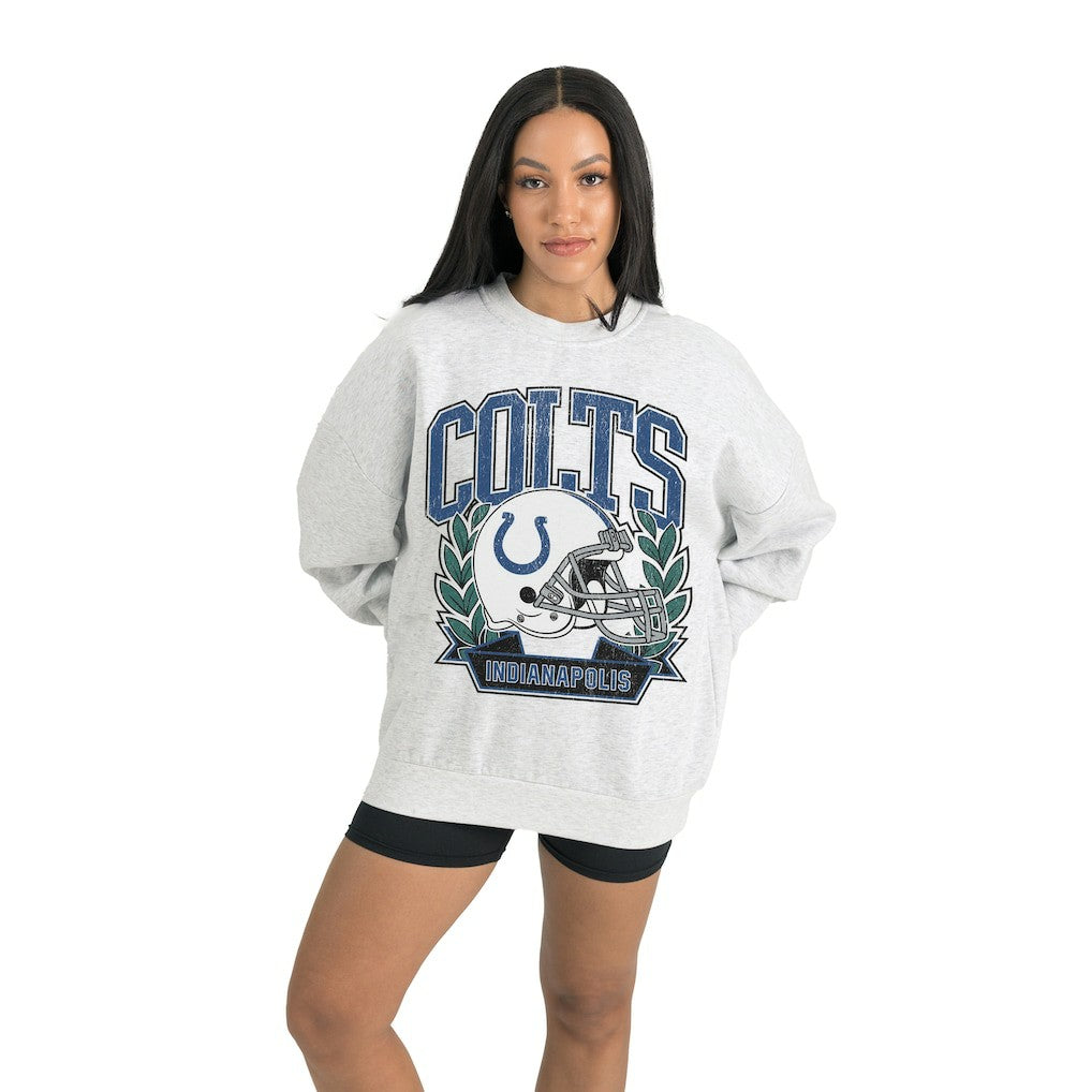 Gameday Couture Women's Heritage Premium Fleece Pullover Sweatshirt - Indianapolis Colts