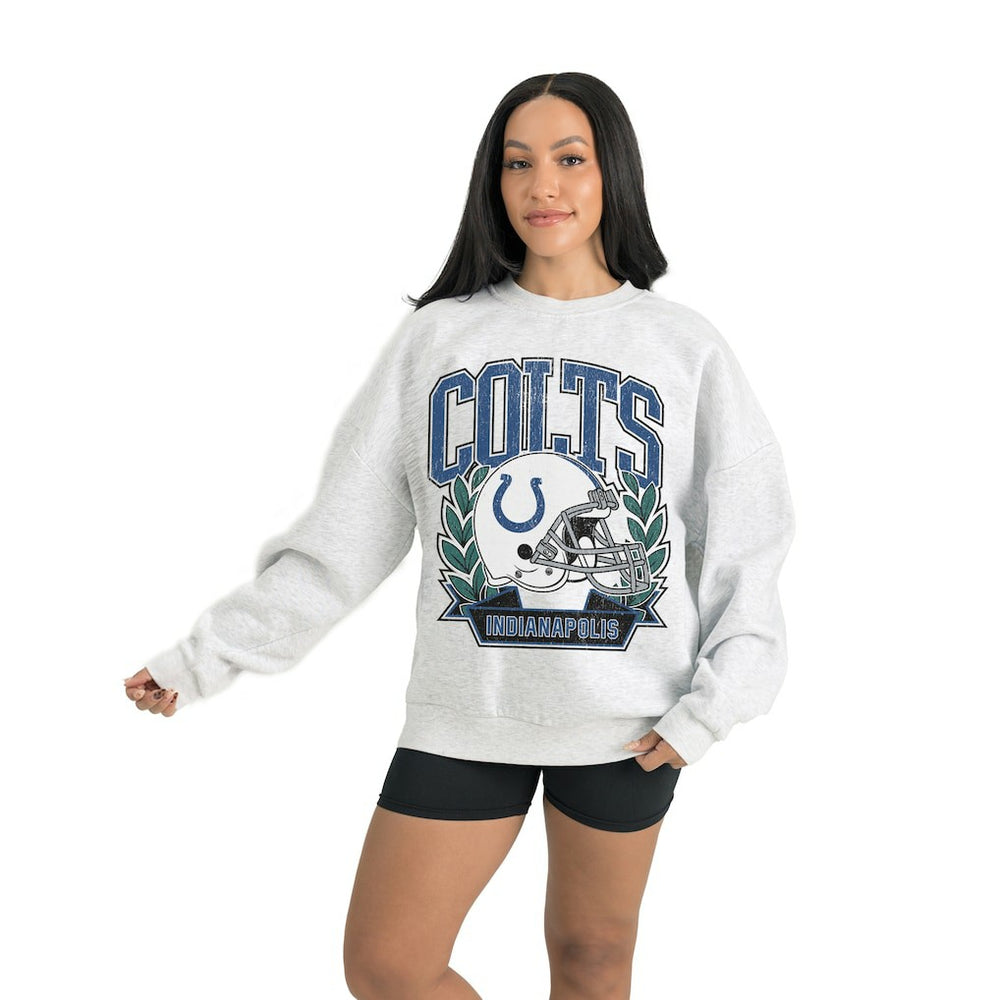 Gameday Couture Women's Heritage Premium Fleece Pullover Sweatshirt - Indianapolis Colts
