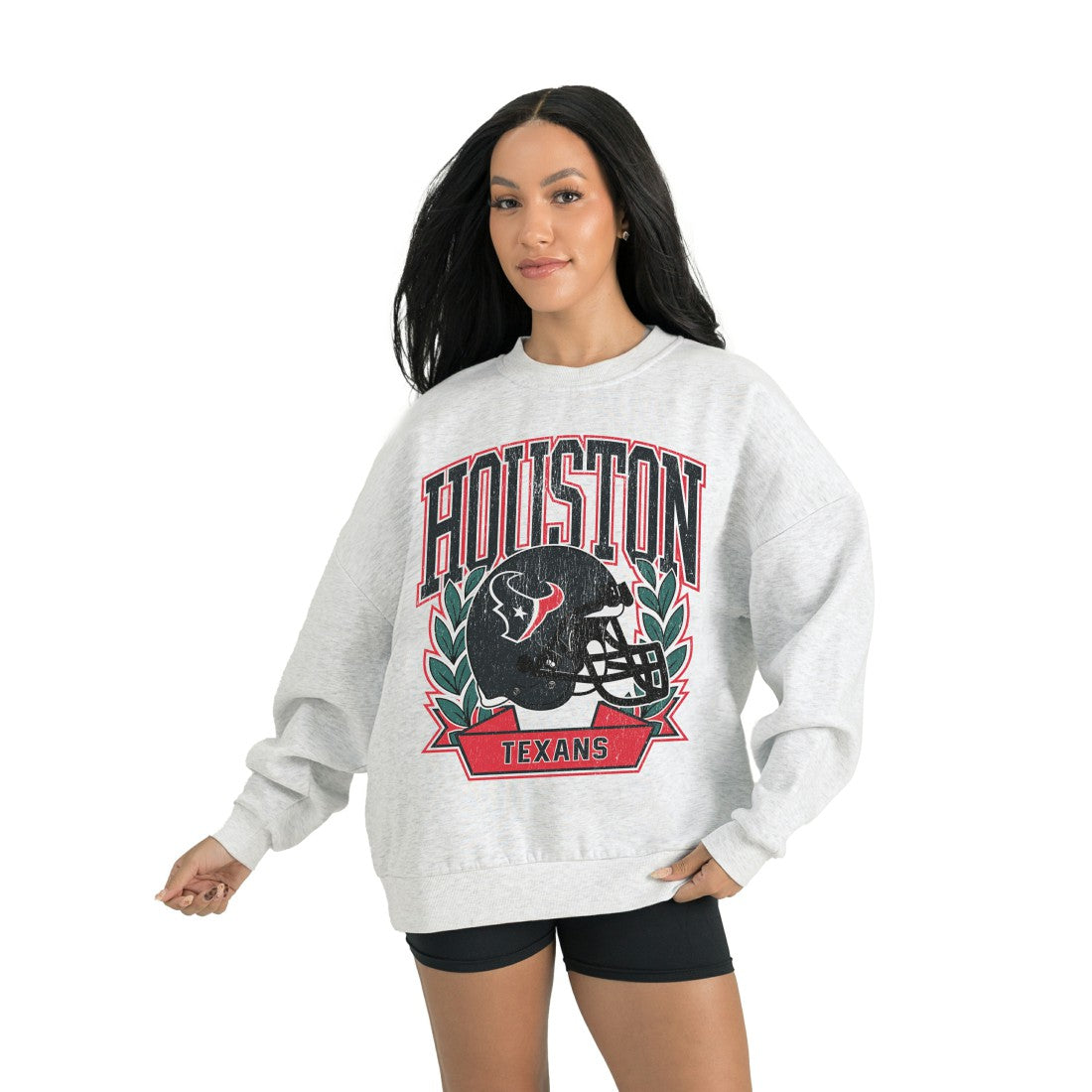 Gameday Couture Women's Heritage Premium Fleece Pullover Sweatshirt - Houston Texans