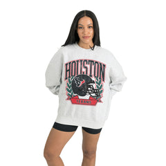Gameday Couture Women's Heritage Premium Fleece Pullover Sweatshirt - Houston Texans