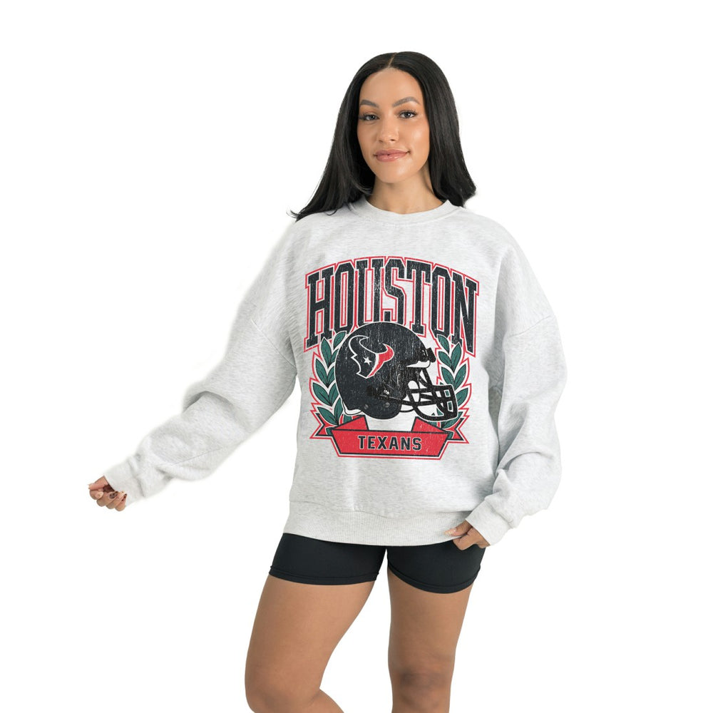 Gameday Couture Women's Heritage Premium Fleece Pullover Sweatshirt - Houston Texans