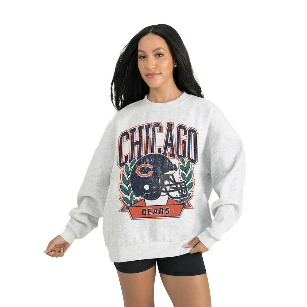 Gameday Couture Women's Heritage Premium Fleece Pullover Sweatshirt - Chicago Bears