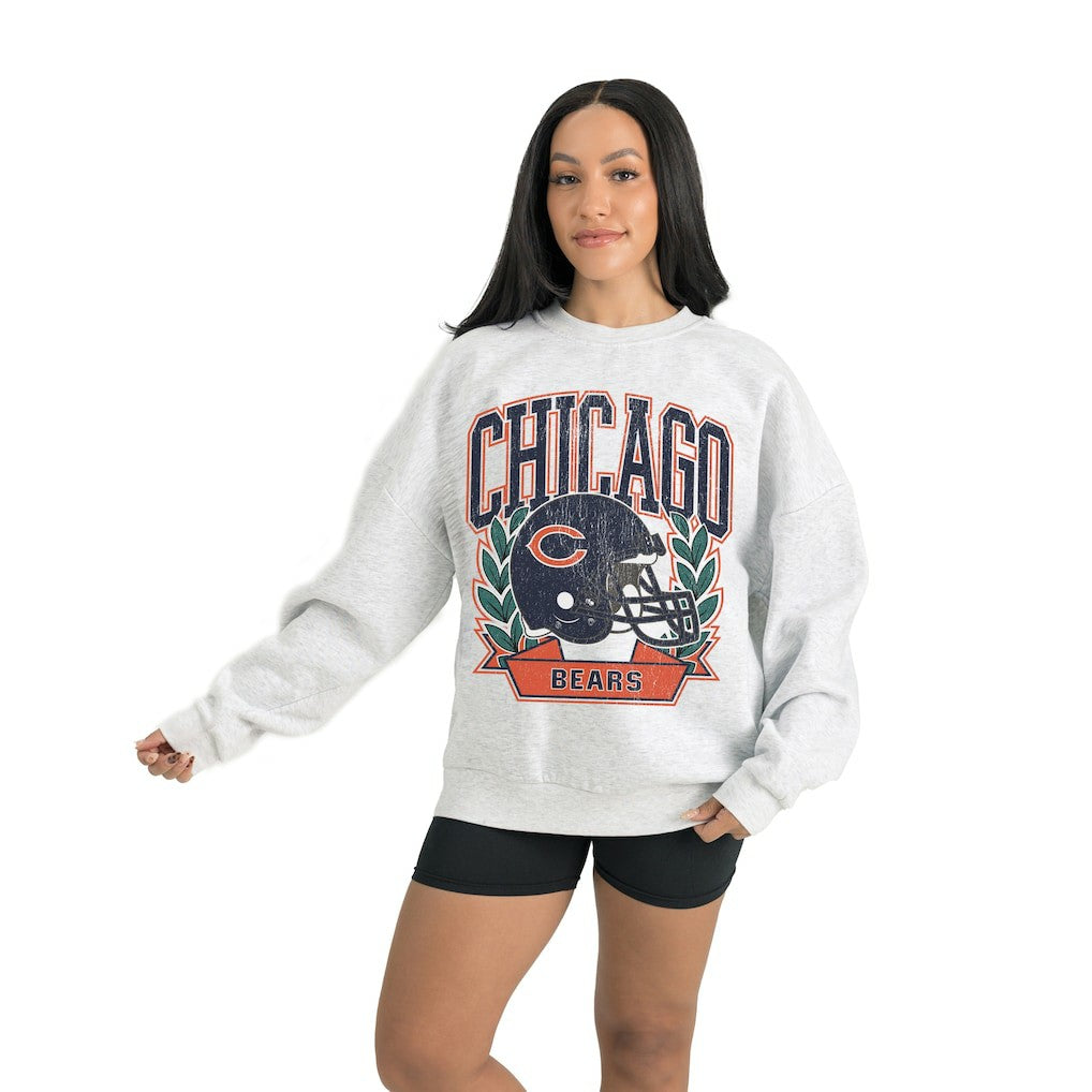 Gameday Couture Women's Heritage Premium Fleece Pullover Sweatshirt - Chicago Bears