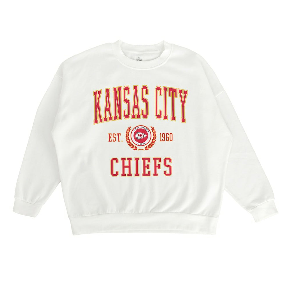 Gameday Couture Women's Timeless Triumph Premium Fleece Pullover Sweatshirt - Kansas City Chiefs
