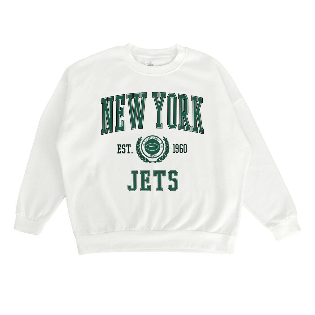 Gameday Couture Women's Timeless Triumph Premium Fleece Pullover Sweatshirt - New York Jets