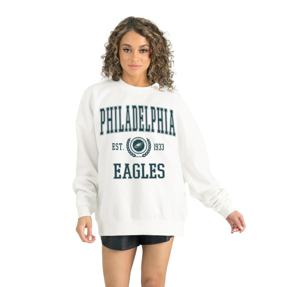 Gameday Couture Women's Timeless Triumph Premium Fleece Pullover Sweatshirt - Philadelphia Eagles