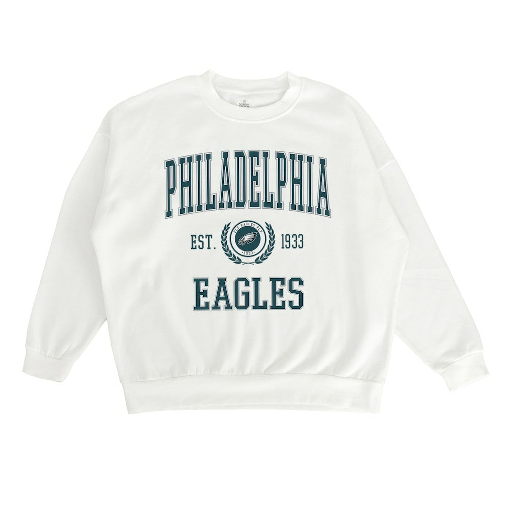 Gameday Couture Women's Timeless Triumph Premium Fleece Pullover Sweatshirt - Philadelphia Eagles