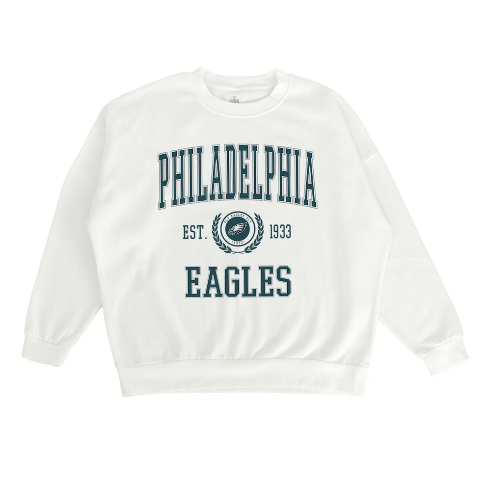 Gameday Couture Women's Timeless Triumph Premium Fleece Pullover Sweatshirt - Philadelphia Eagles