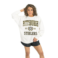 Gameday Couture Women's Timeless Triumph Premium Fleece Pullover Sweatshirt - Pittsburgh Steelers
