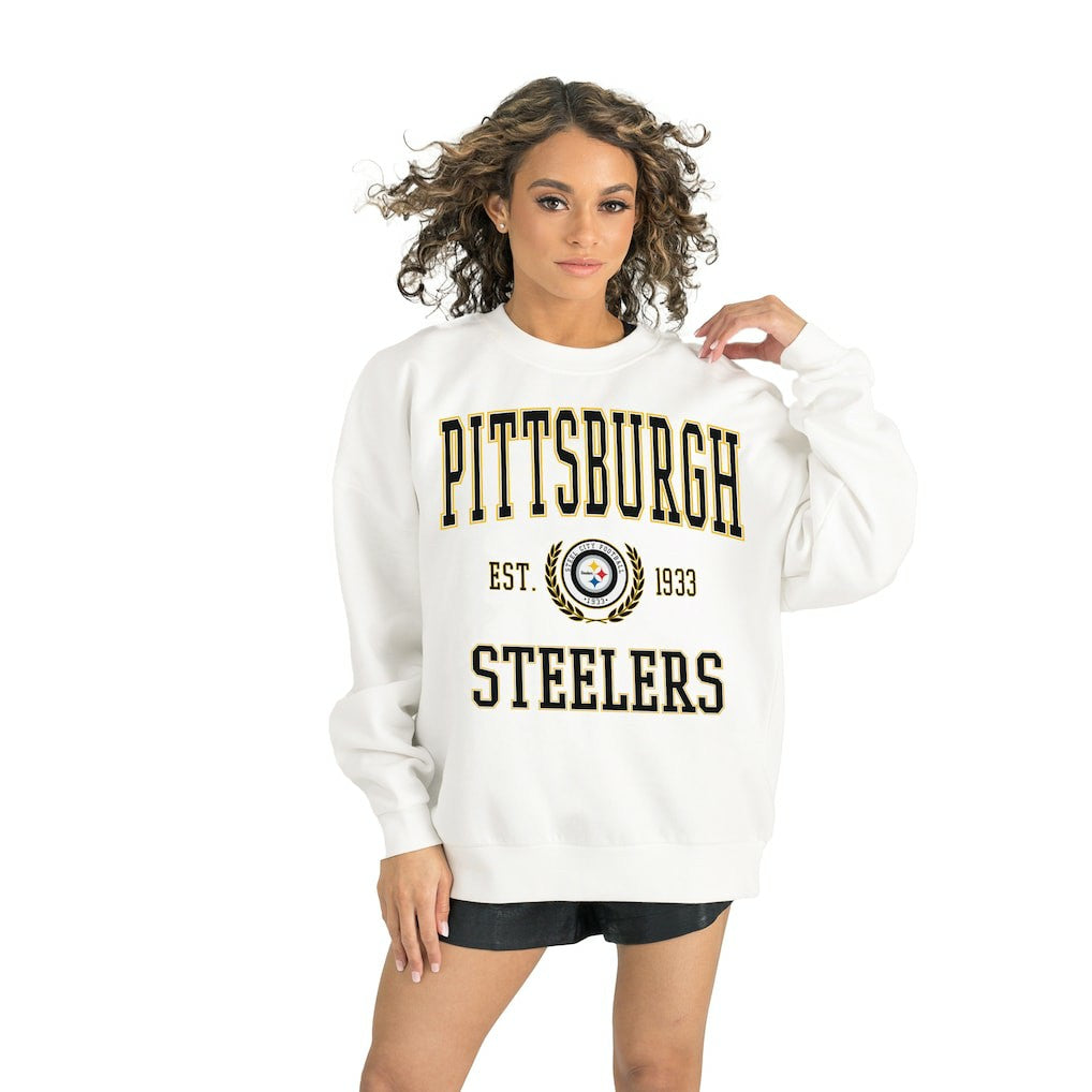 Gameday Couture Women's Timeless Triumph Premium Fleece Pullover Sweatshirt - Pittsburgh Steelers