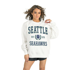 Gameday Couture Women's Timeless Triumph Premium Fleece Pullover Sweatshirt - Seattle Seahawks
