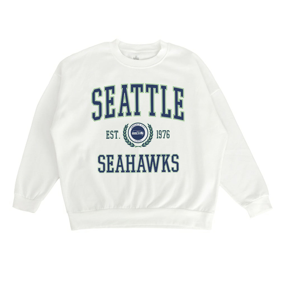 Gameday Couture Women's Timeless Triumph Premium Fleece Pullover Sweatshirt - Seattle Seahawks