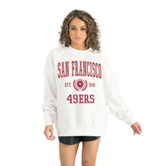 Gameday Couture Women's Timeless Triumph Premium Fleece Pullover Sweatshirt - San Francisco 49ers