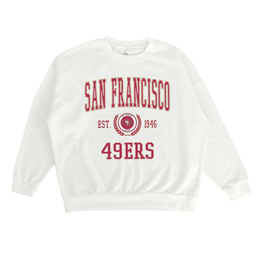 Gameday Couture Women's Timeless Triumph Premium Fleece Pullover Sweatshirt - San Francisco 49ers