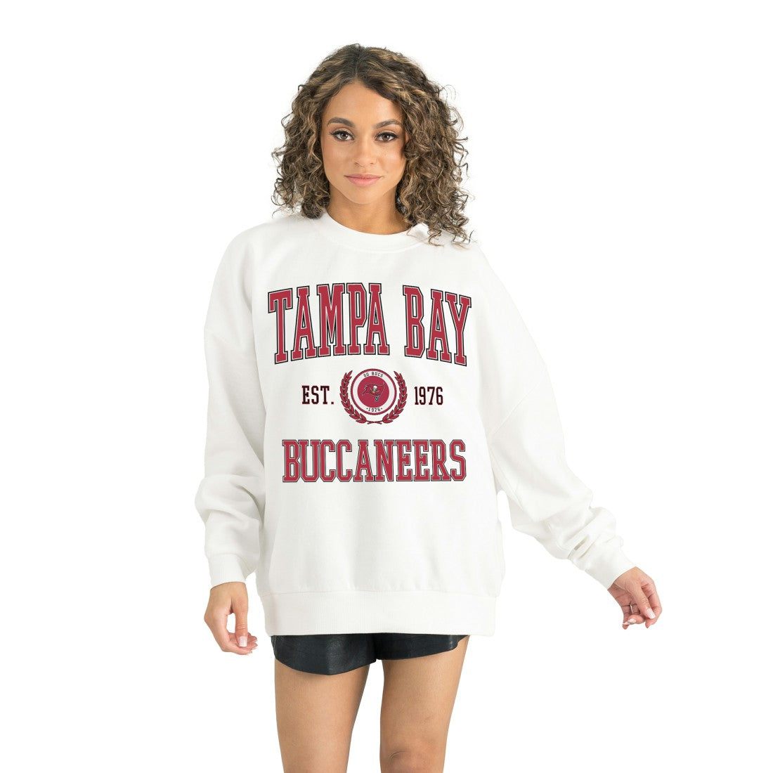 Gameday Couture Women's Timeless Triumph Premium Fleece Pullover Sweatshirt - Tampa Bay Buccaneers