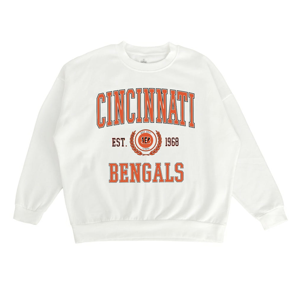 Gameday Couture Women's Timeless Triumph Premium Fleece Pullover Sweatshirt - Cincinnati Bengals