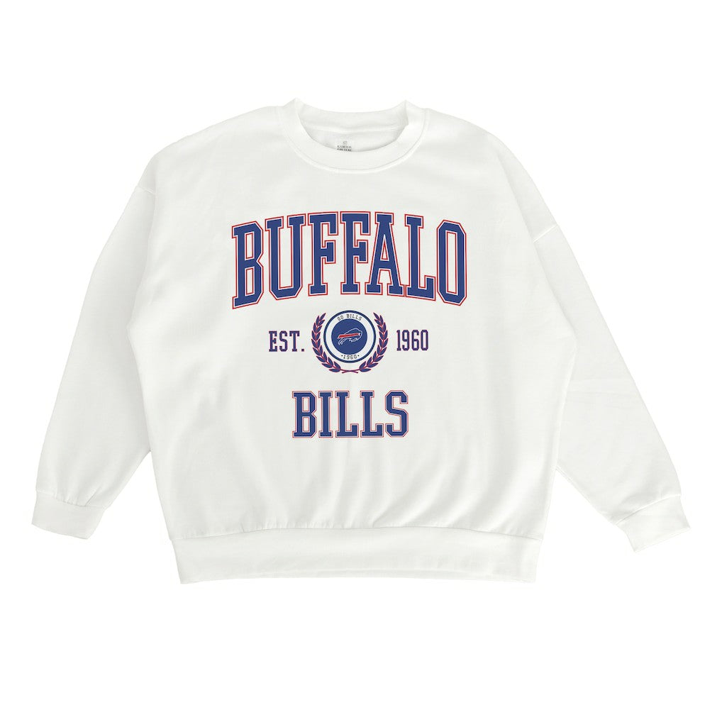 Gameday Couture Women's Timeless Triumph Premium Fleece Pullover Sweatshirt - Buffalo Bills