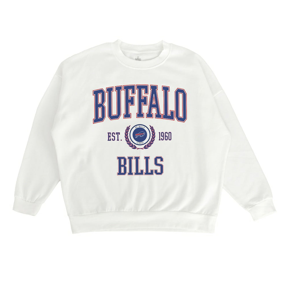 Gameday Couture Women's Timeless Triumph Premium Fleece Pullover Sweatshirt - Buffalo Bills
