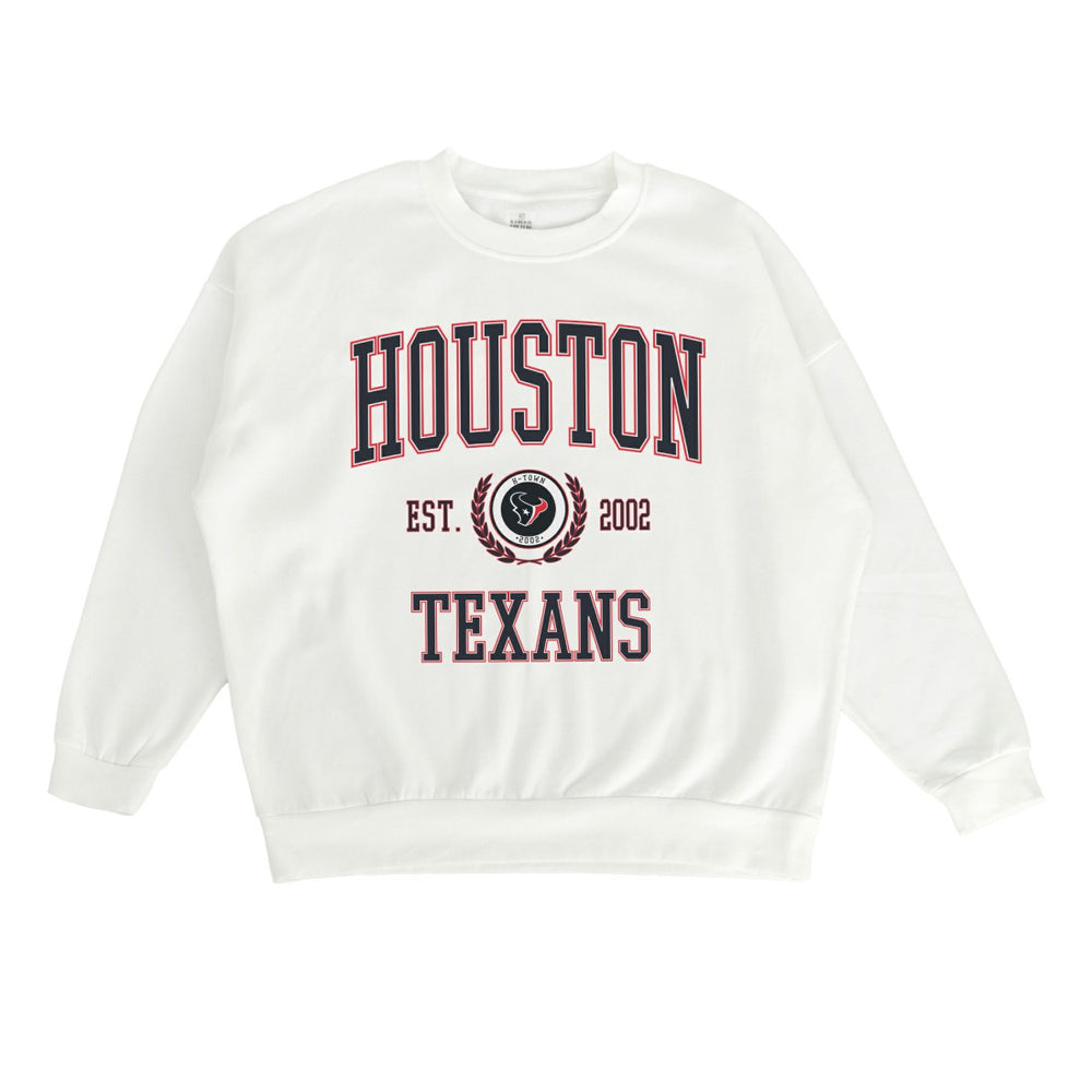 Gameday Couture Women's Timeless Triumph Premium Fleece Pullover Sweatshirt - Houston Texans