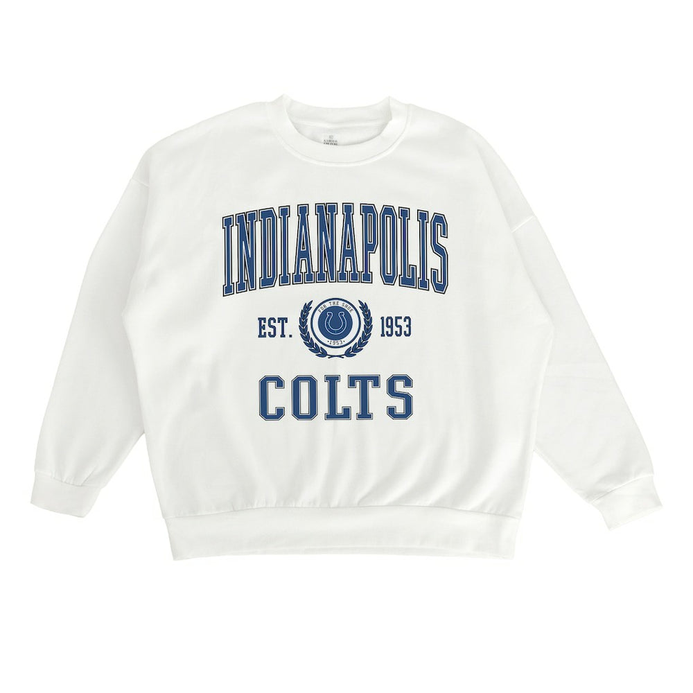 Gameday Couture Women's Timeless Triumph Premium Fleece Pullover Sweatshirt - Indianapolis Colts