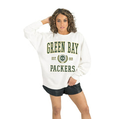 Gameday Couture Women's Timeless Triumph Premium Fleece Pullover Sweatshirt - Green Bay Packers