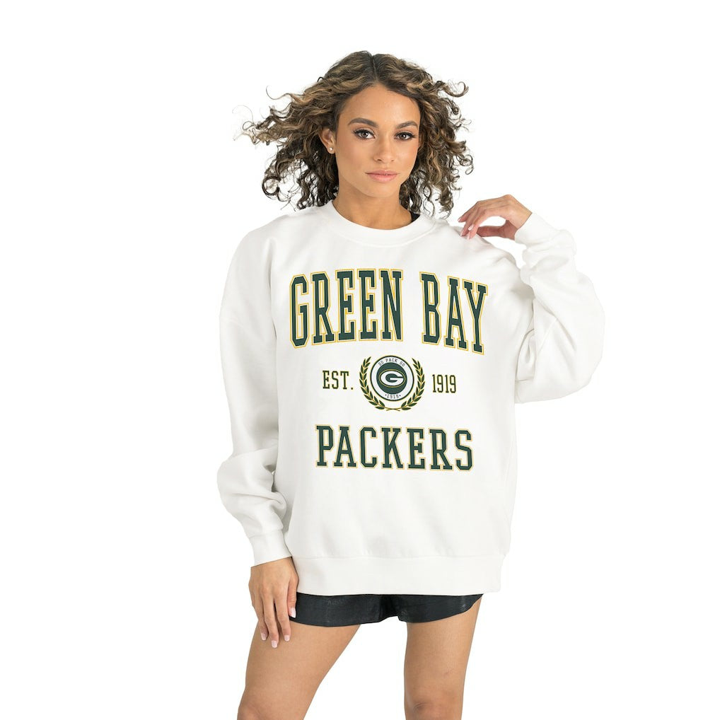 Gameday Couture Women's Timeless Triumph Premium Fleece Pullover Sweatshirt - Green Bay Packers