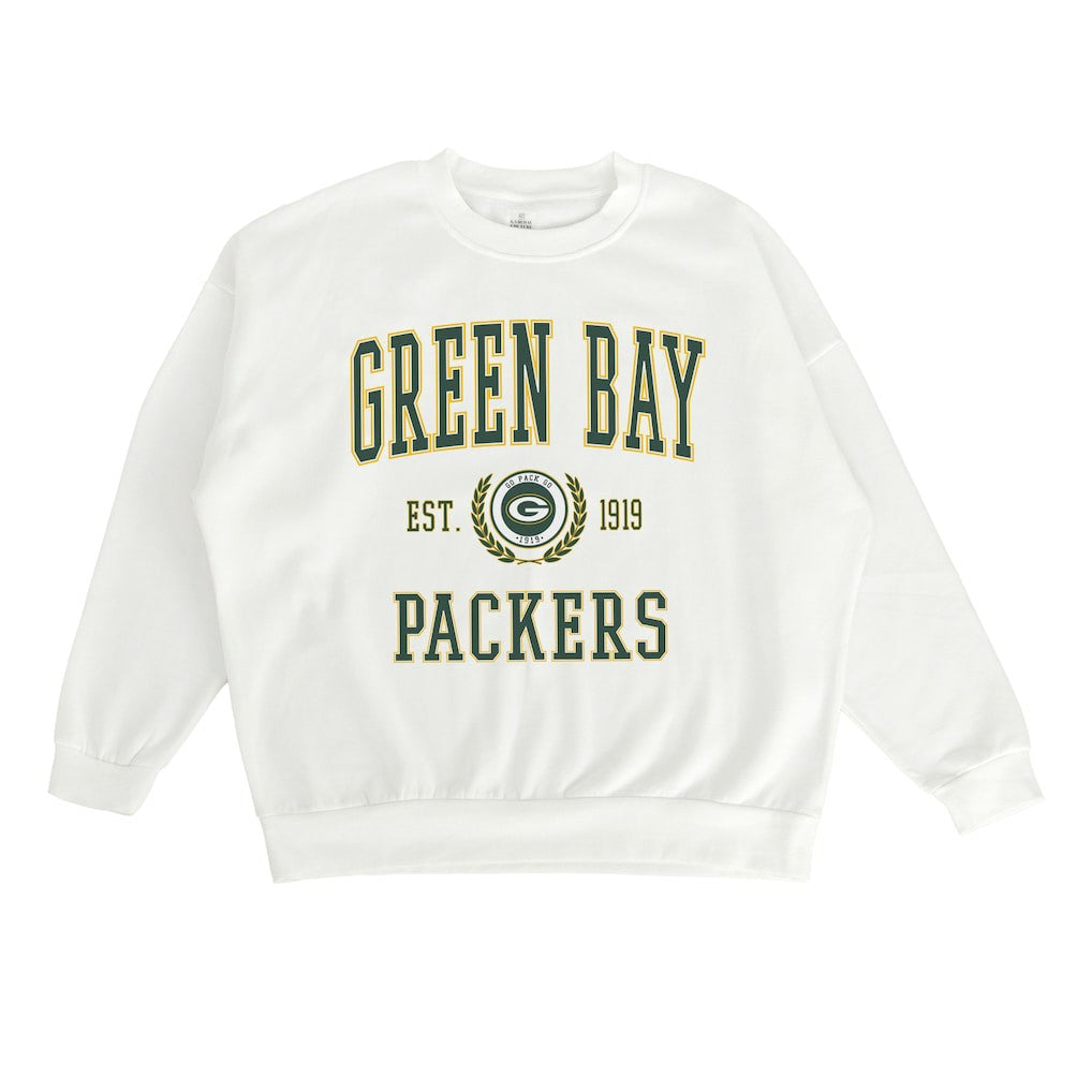 Gameday Couture Women's Timeless Triumph Premium Fleece Pullover Sweatshirt - Green Bay Packers